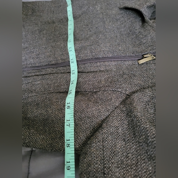 Tribal | NWOT Brown Tweed Moto Style 3/4 Sleeve Crop Jacket (SIZE 4) - Picture 9 of 10